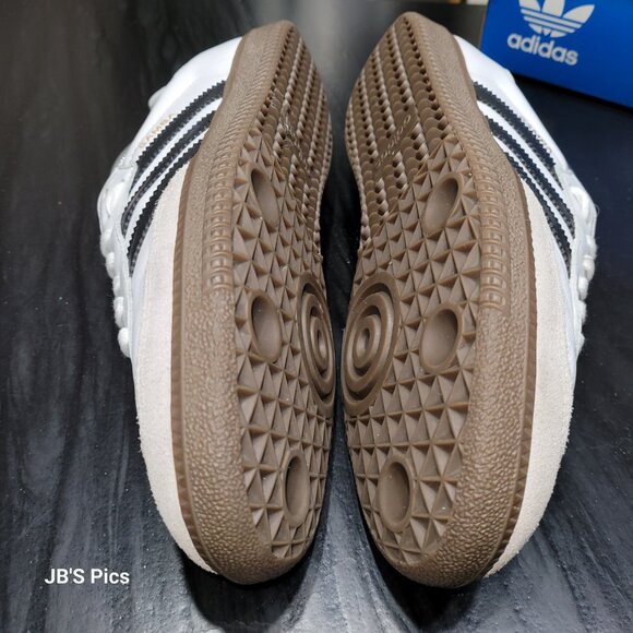 Adidas Samba OG Originals Cloud White Core Black Gum IG9030 Womens PREOWNED - Picture 12 of 16